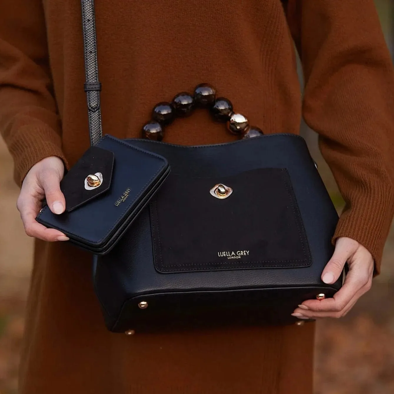 Luella Grey Lucia Crossbody in Black