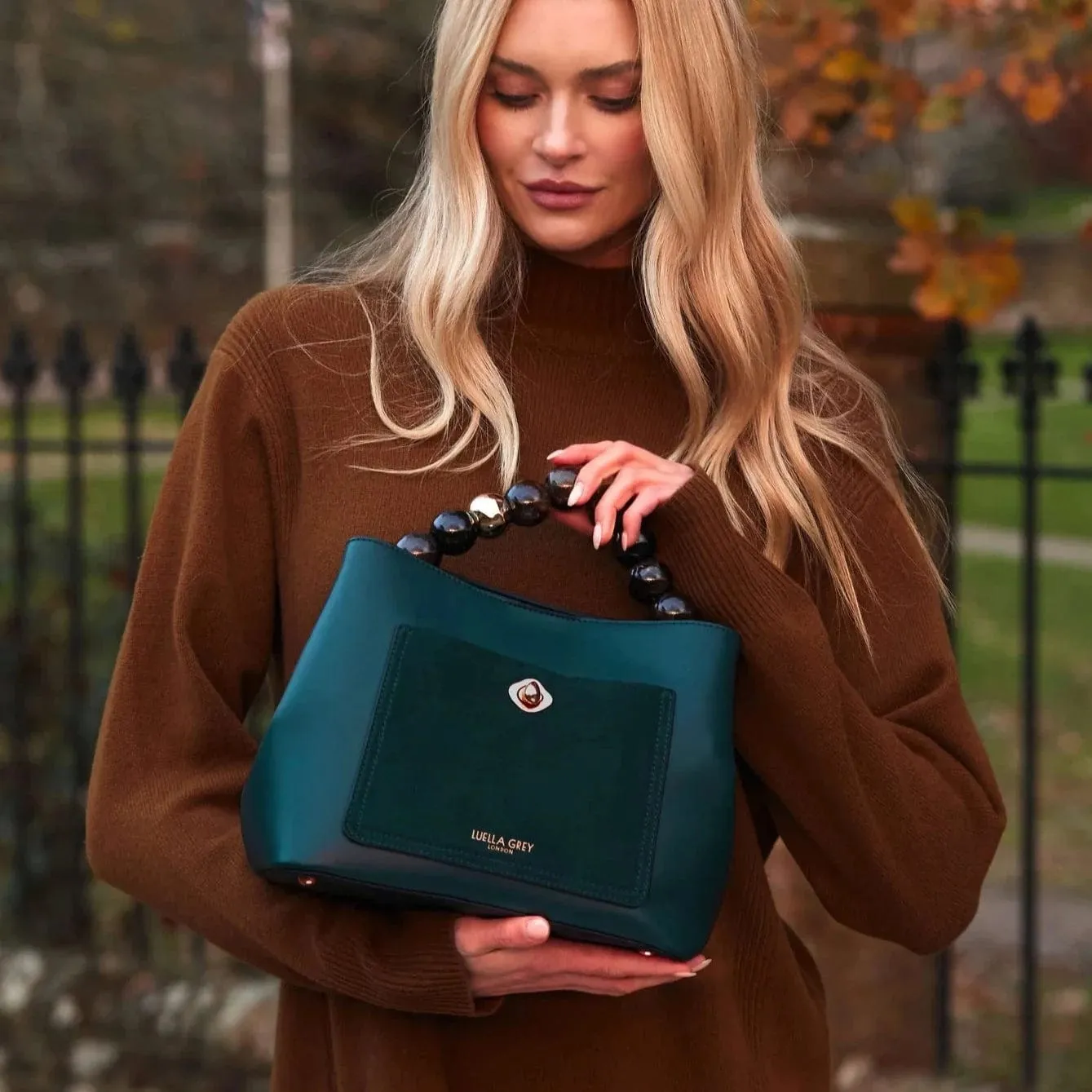 Luella Grey Lucia Crossbody in Petrol