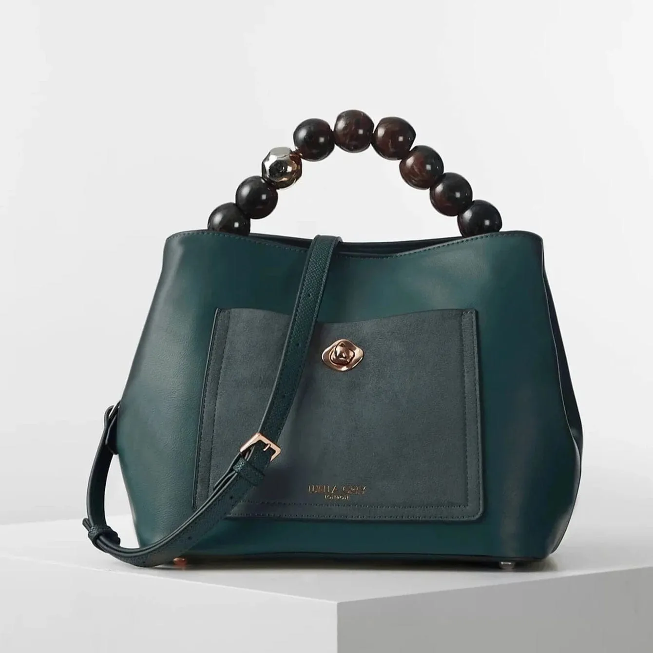 Luella Grey Lucia Crossbody in Petrol
