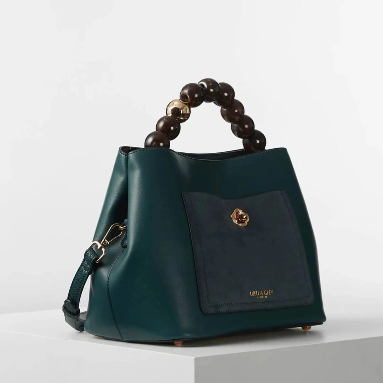 Luella Grey Lucia Crossbody in Petrol