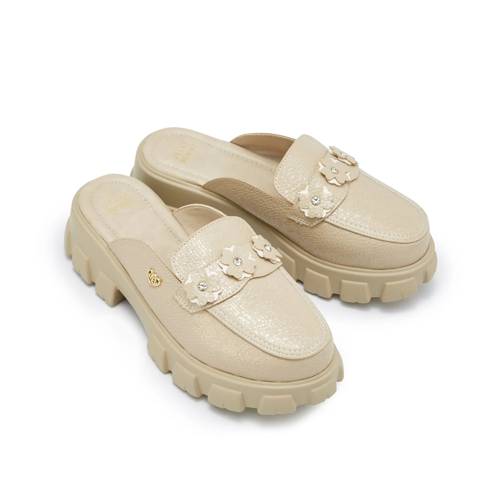 Maggie Baileena Platform Sandals Beige