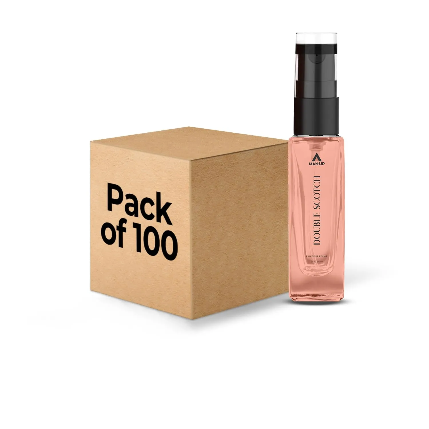 Man-Up Double Scotch Perfume For Men | Eau De Perfume | Premium Long Lasting Fresh, Refreshing & Energising Fragrance Perfume | Celebrating Every Special Occasion - 8ml (Pack of 100)