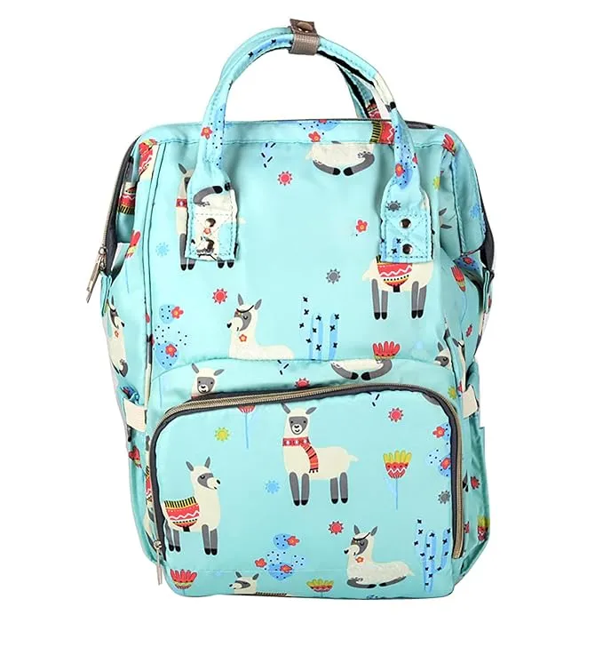 Maternity Backpack Baby Boy Girl  Diaper Bag Alpaca Printed