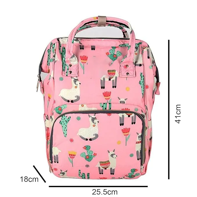 Maternity Backpack Baby Boy Girl  Diaper Bag Alpaca Printed