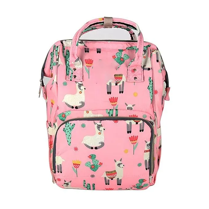 Maternity Backpack Baby Boy Girl  Diaper Bag Alpaca Printed