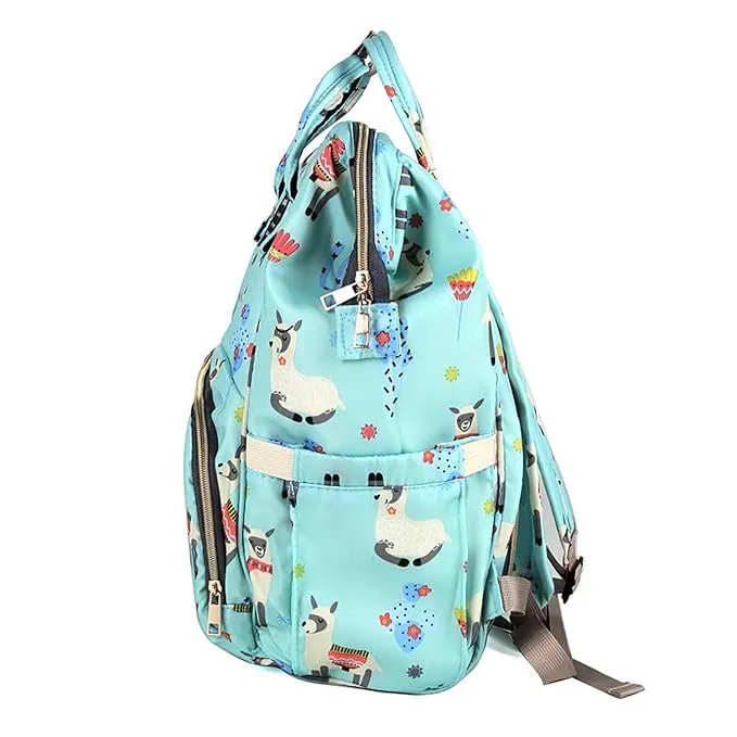 Maternity Backpack Baby Boy Girl  Diaper Bag Alpaca Printed