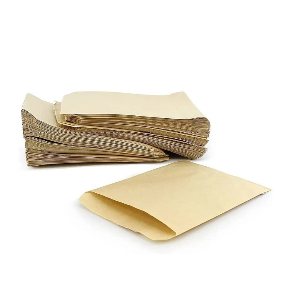 MCN320312 Kraft Gusseted Greaseproof Paper Sandwich Bags | 6x2x9”
