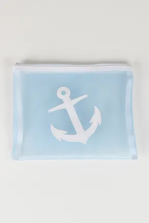 Mesh Anchor Zipper Pouch