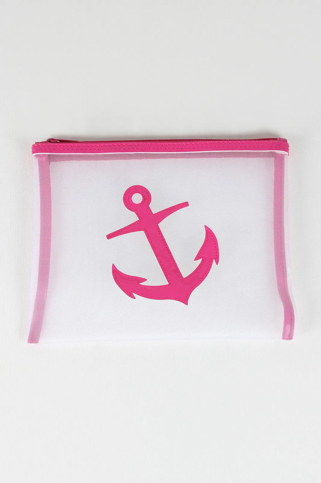 Mesh Anchor Zipper Pouch