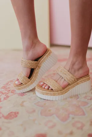 MIA Zayla Natural Raffia Sandals