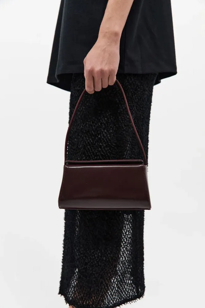 Mini Baguette Shoulder Bag - Bordeaux