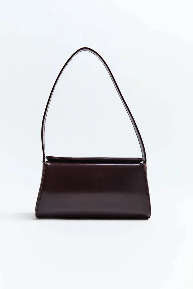 Mini Baguette Shoulder Bag - Bordeaux