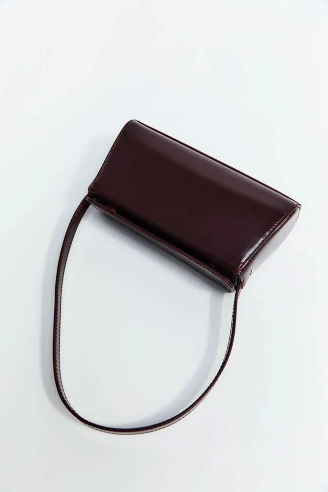 Mini Baguette Shoulder Bag - Bordeaux