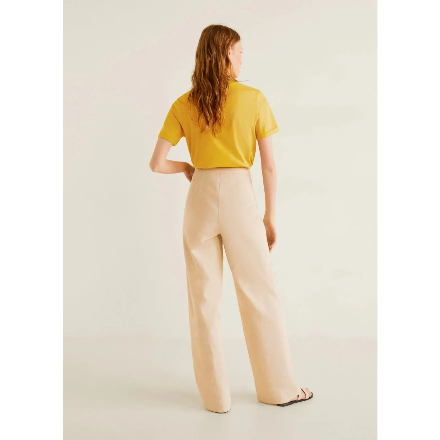 MNG Mustard Plain Tshirt