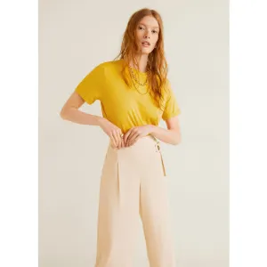 MNG Mustard Plain Tshirt