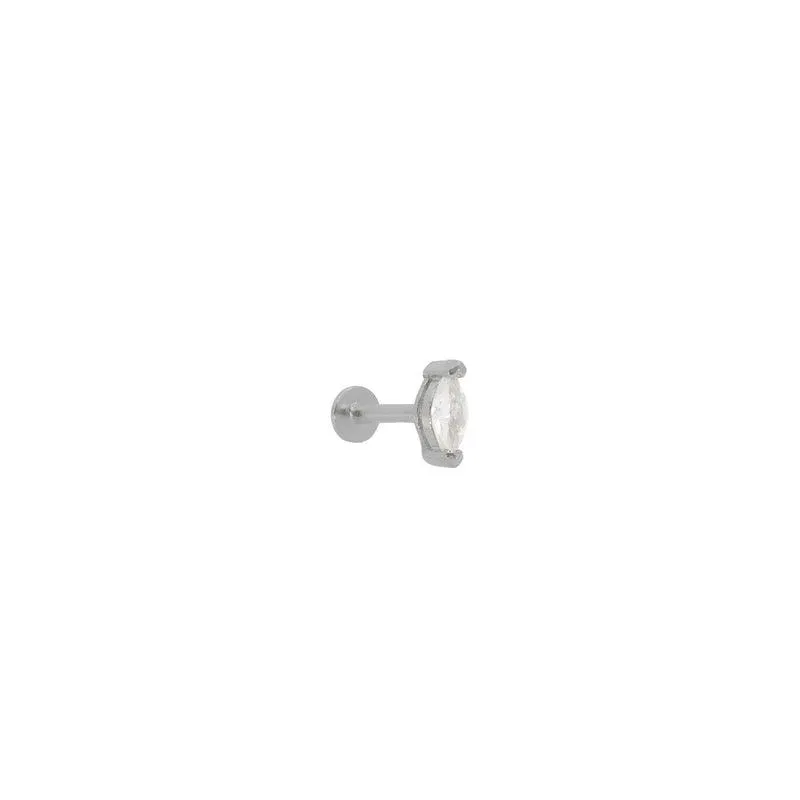 Molokai Oval CZ Flat Back