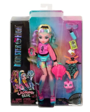 MONSTER HIGH HHK55 LAGOONA BLUE DOLL