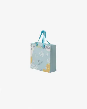 Mooncake Printed Paper Bag with Ribbon Handle