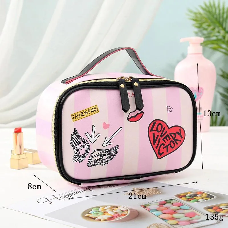 Multifunction Love Heart Stylish Cosmetic Bag
