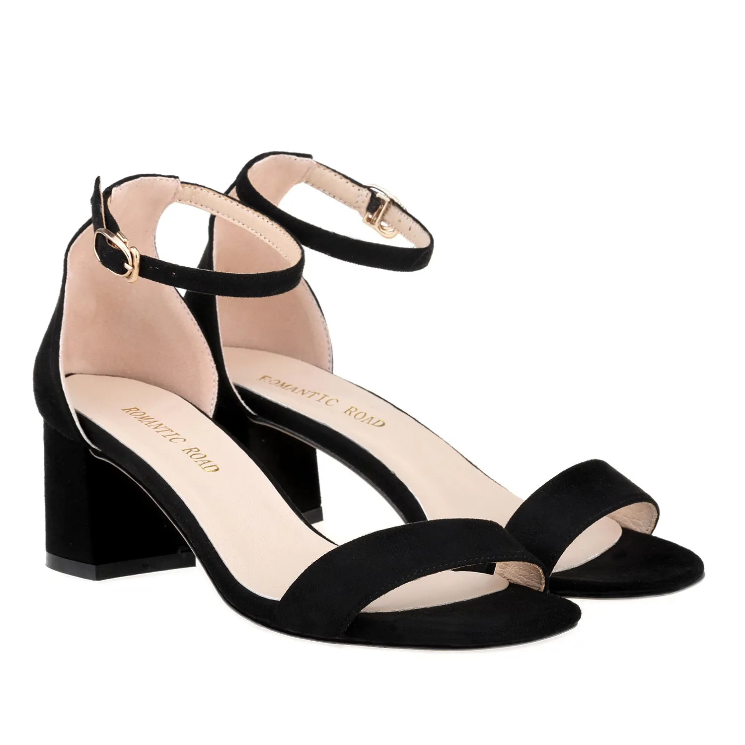 New Fashion Korean Style Open Toe Chunky Heel Sandals