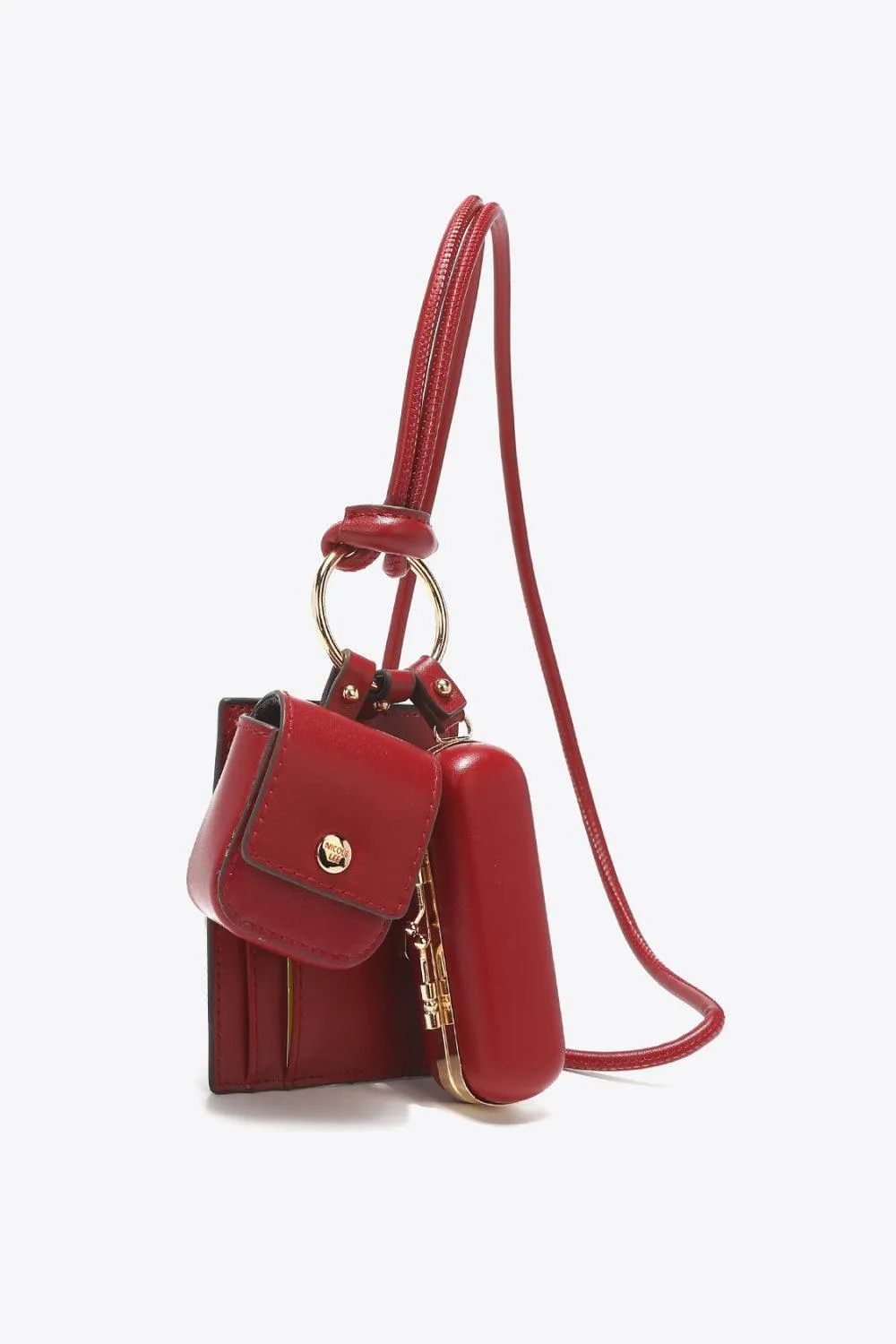 Nicole Lee Vegan Leather 3 Piece Bag Set