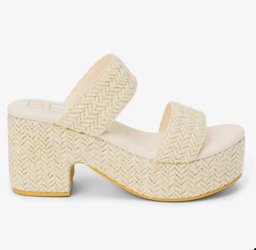 Ocean Ave Platform Sandals - Chiffon