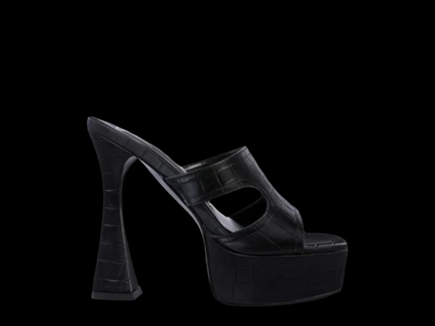 PDA High Heel Platform Croc Sandals