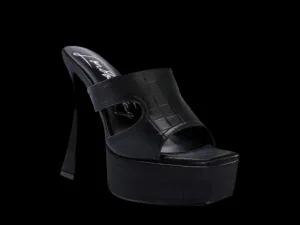 PDA High Heel Platform Croc Sandals