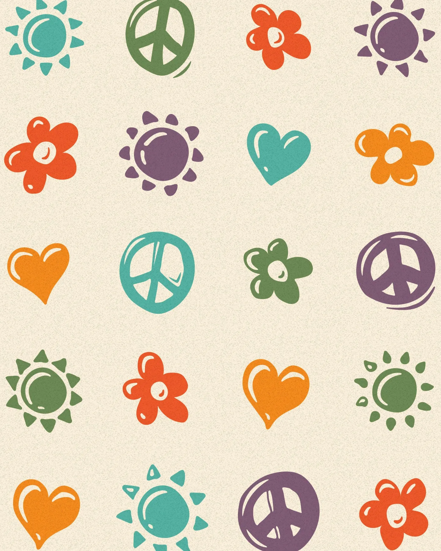 Peace & Love Travel Towel (FS)