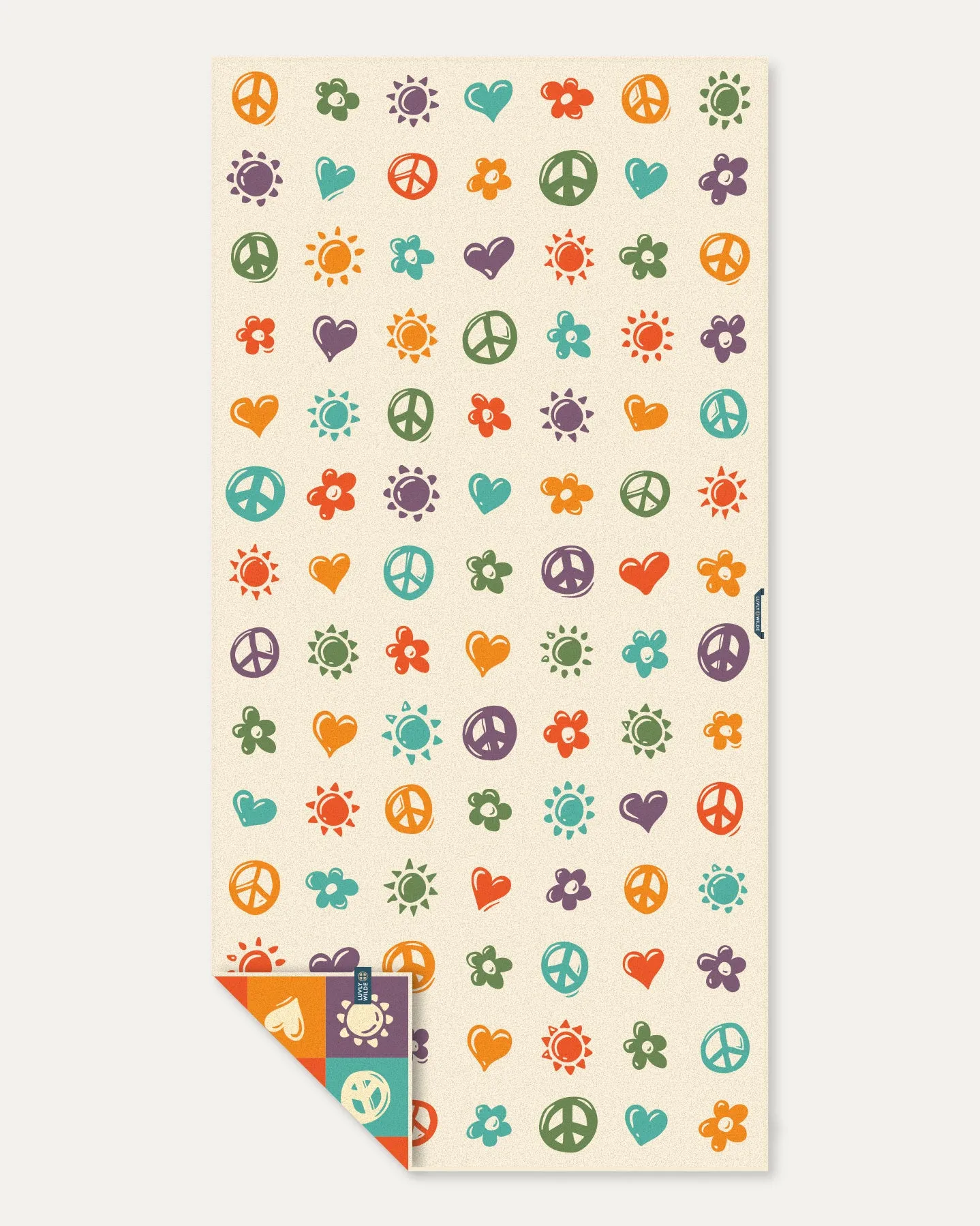 Peace & Love Travel Towel (FS)