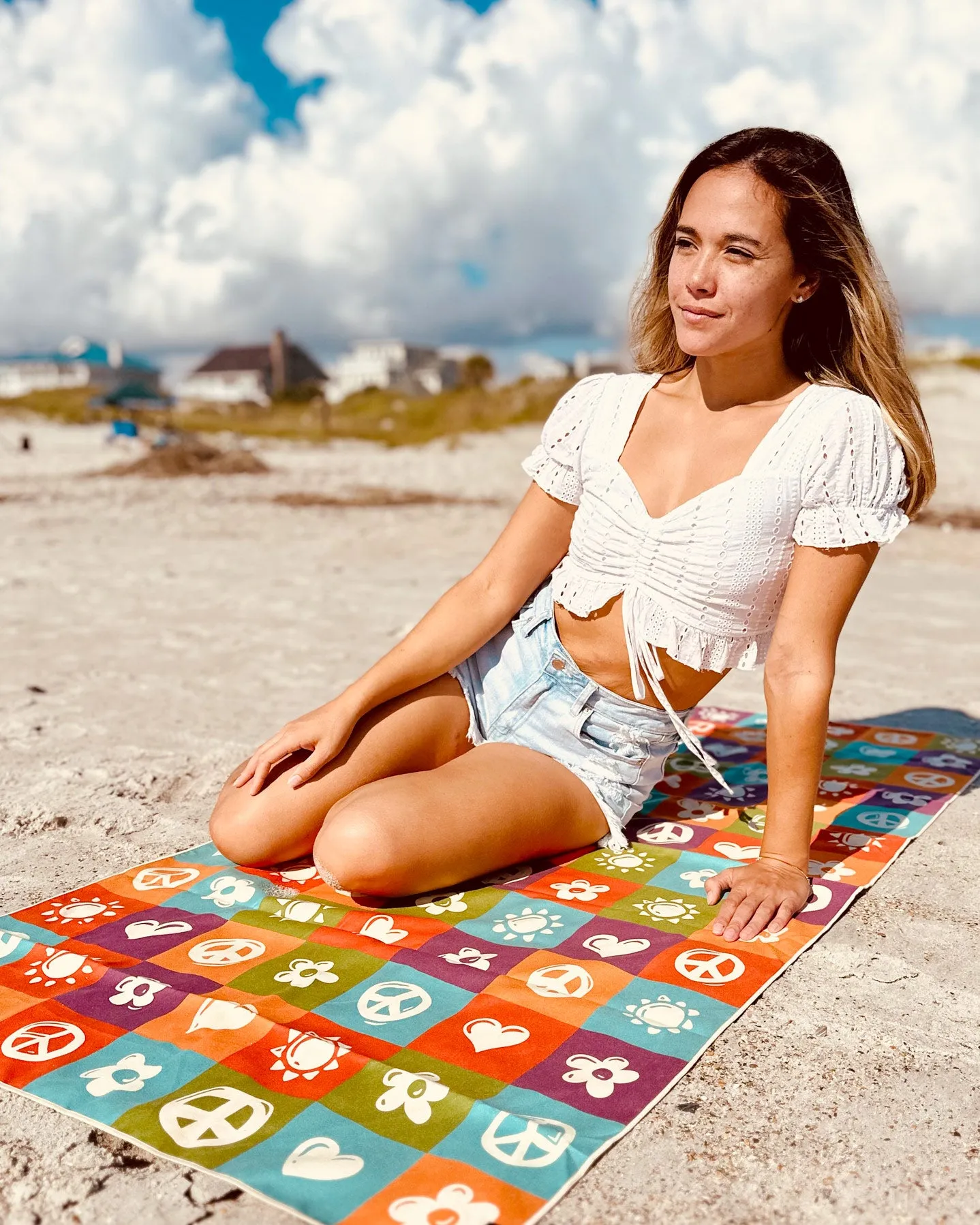 Peace & Love Travel Towel (FS)