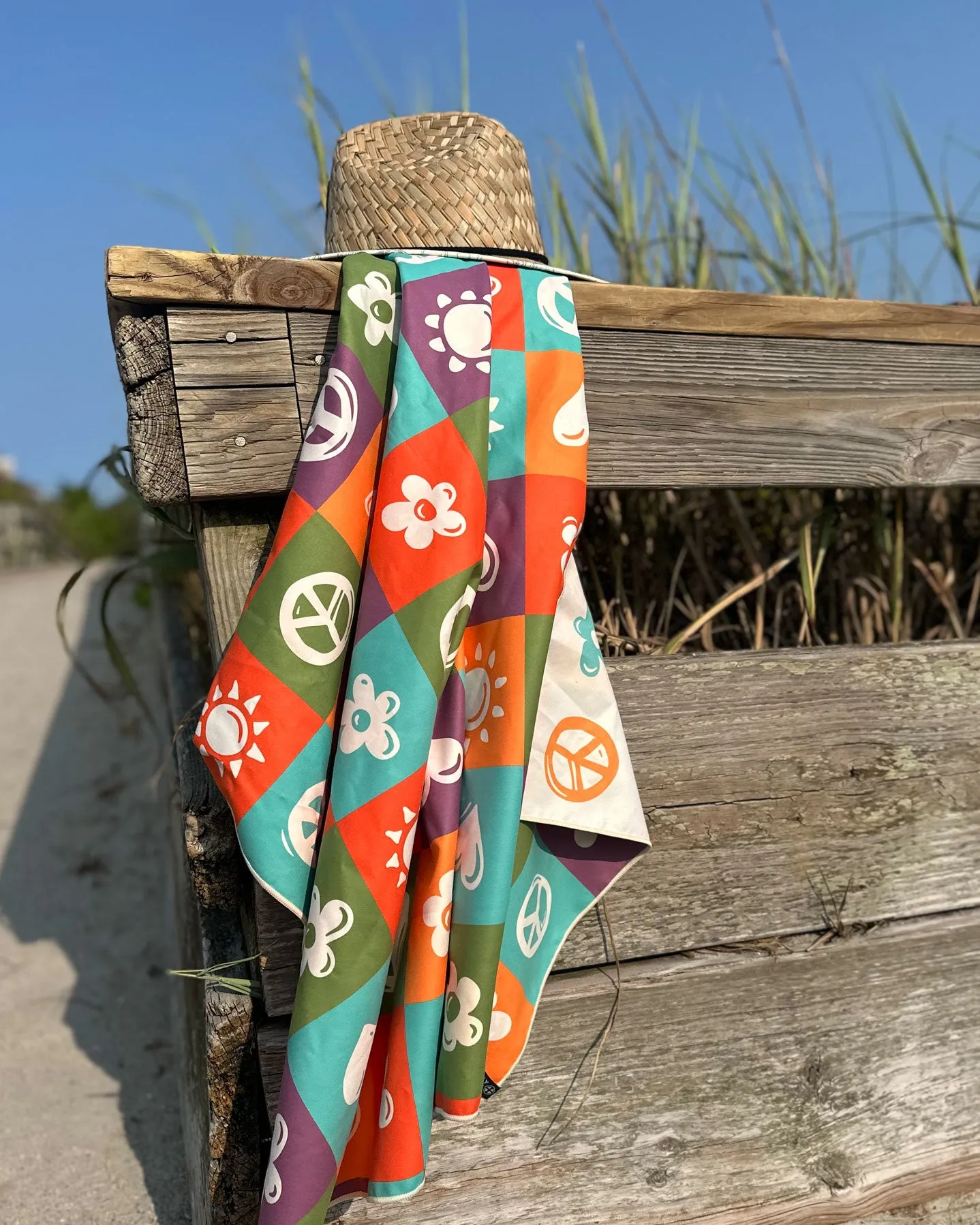 Peace & Love Travel Towel (FS)