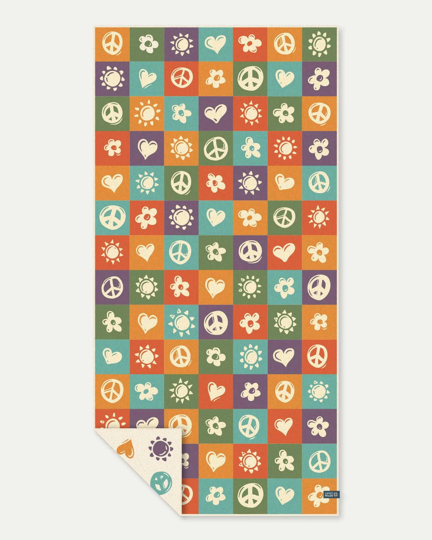 Peace & Love Travel Towel (FS)