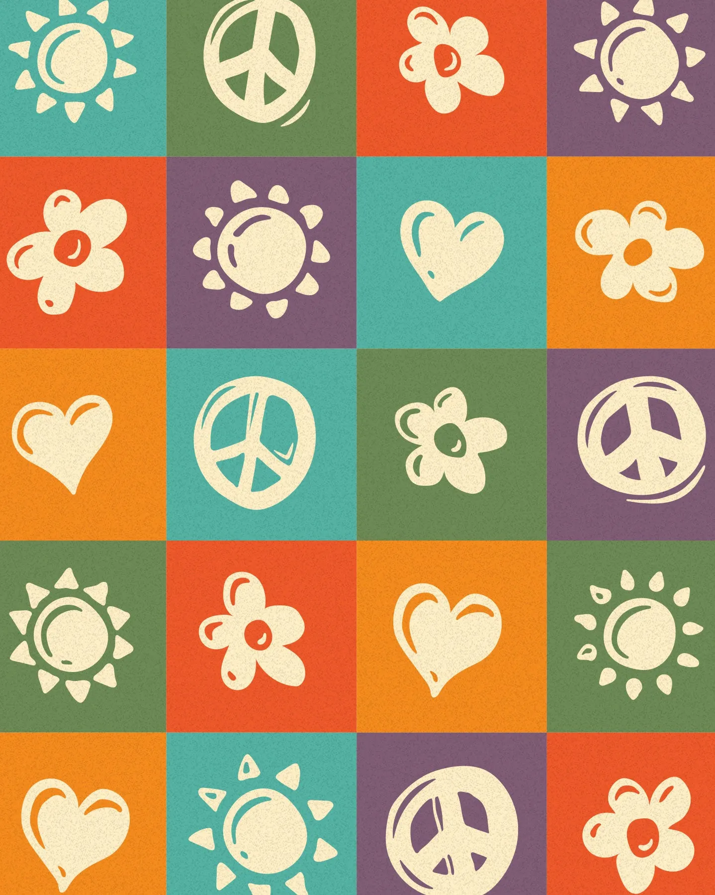 Peace & Love Travel Towel (FS)