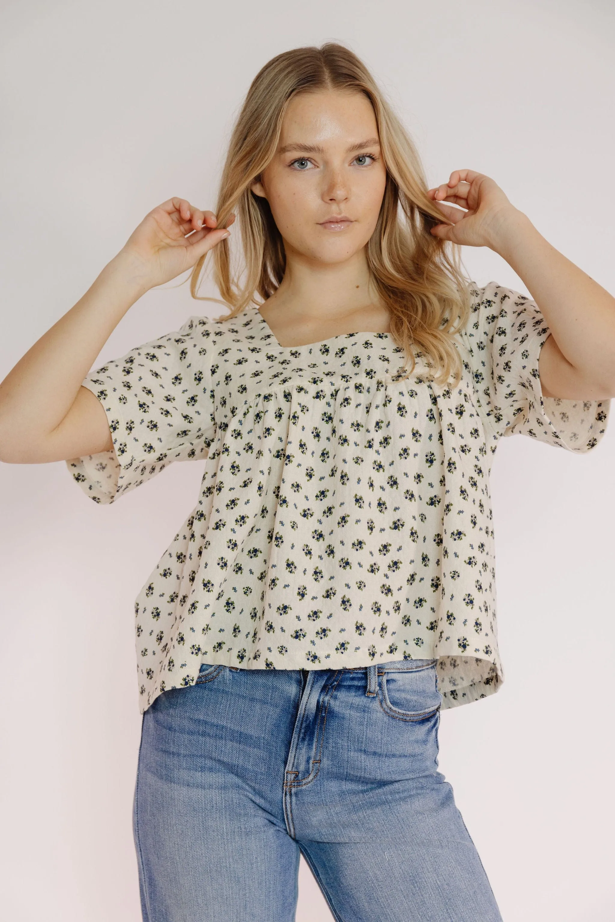 Peyton Blouse in Natural