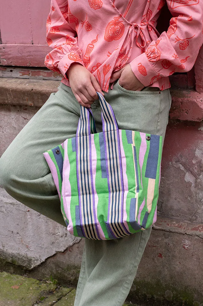 pice Green Canvas Tote bag