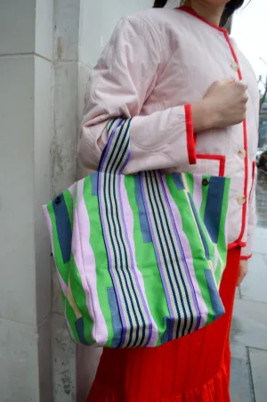 pice Green Canvas Tote bag