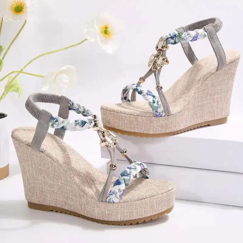 Platform Wedge Gladiator Sandals