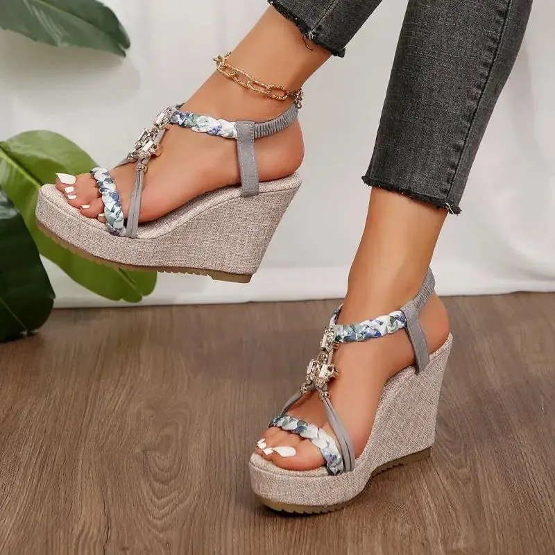 Platform Wedge Gladiator Sandals