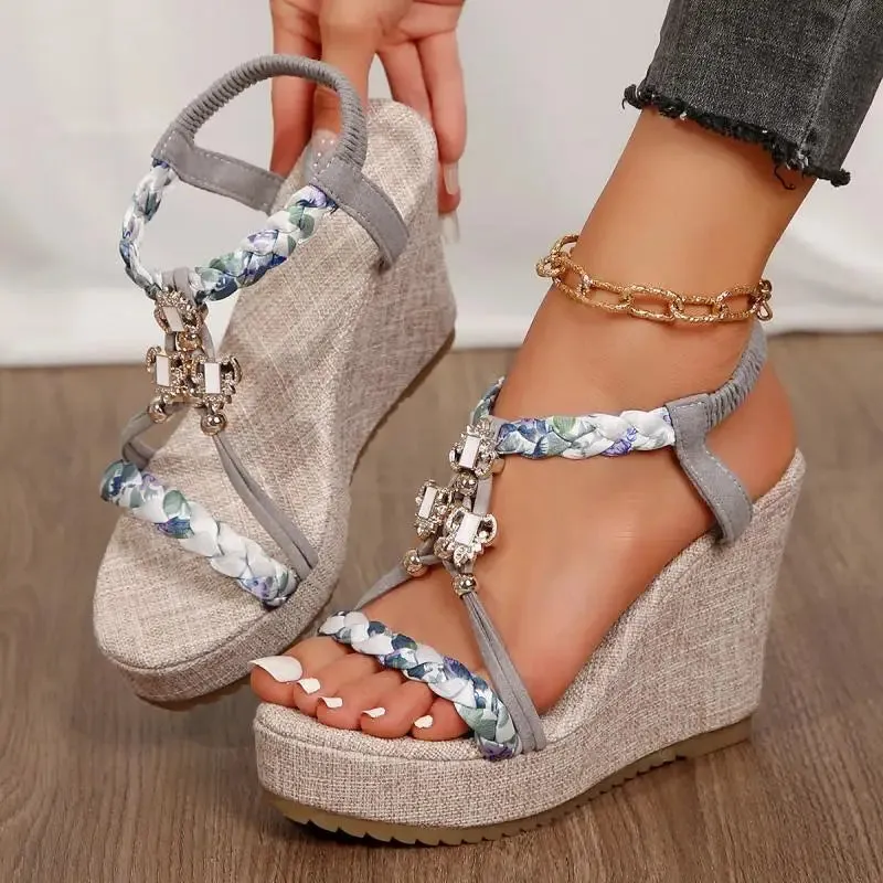Platform Wedge Gladiator Sandals