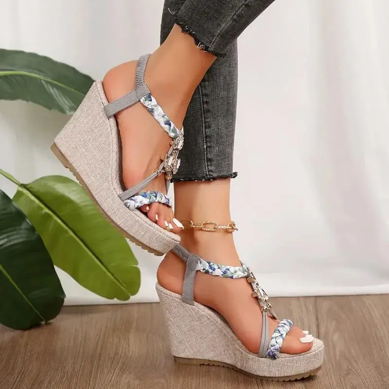 Platform Wedge Gladiator Sandals