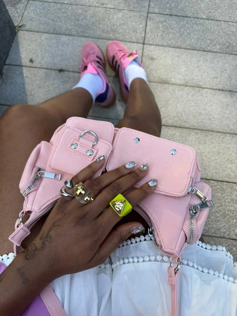 Pockets Denim Bag