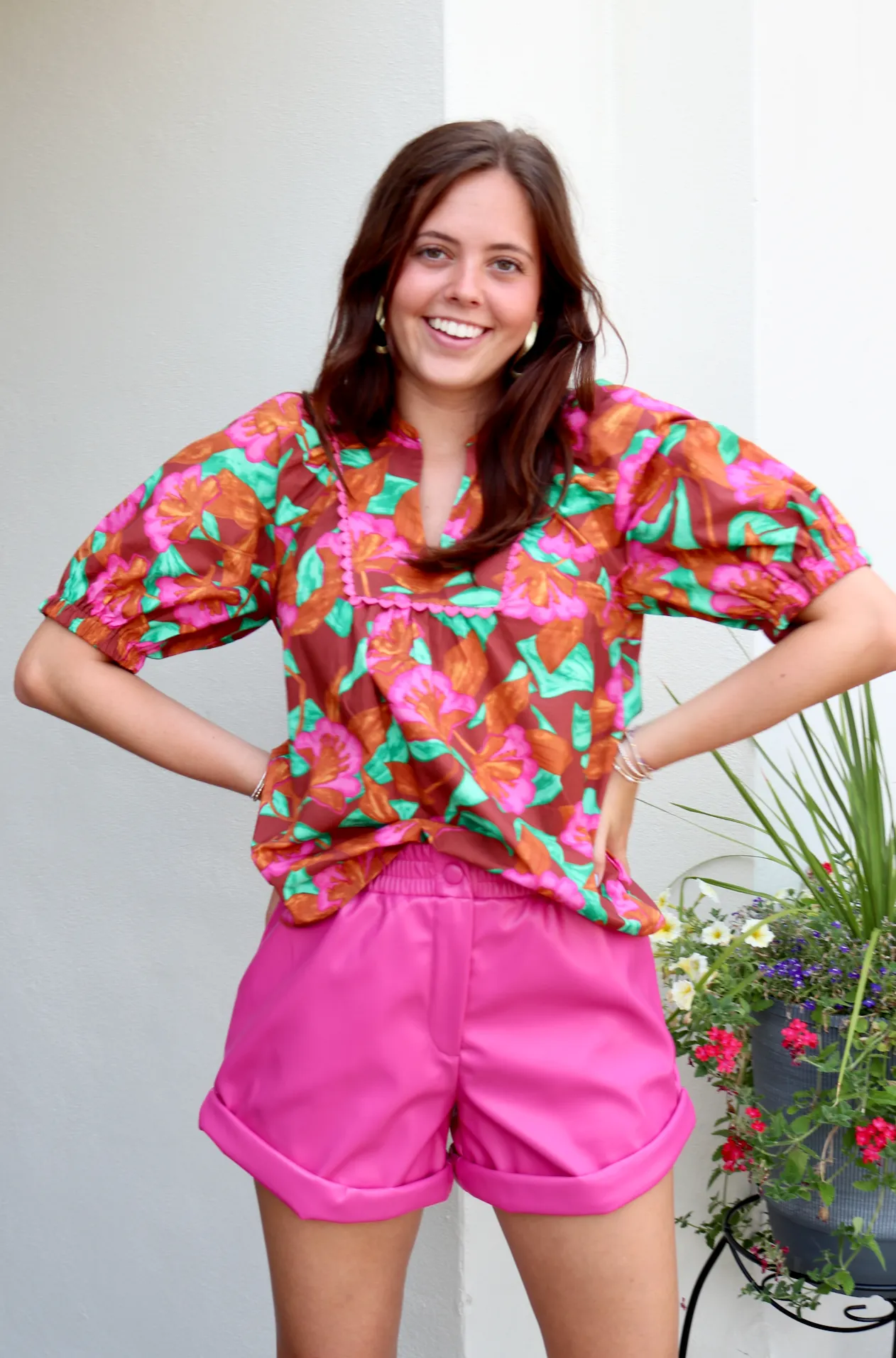 Poppy Trim Top