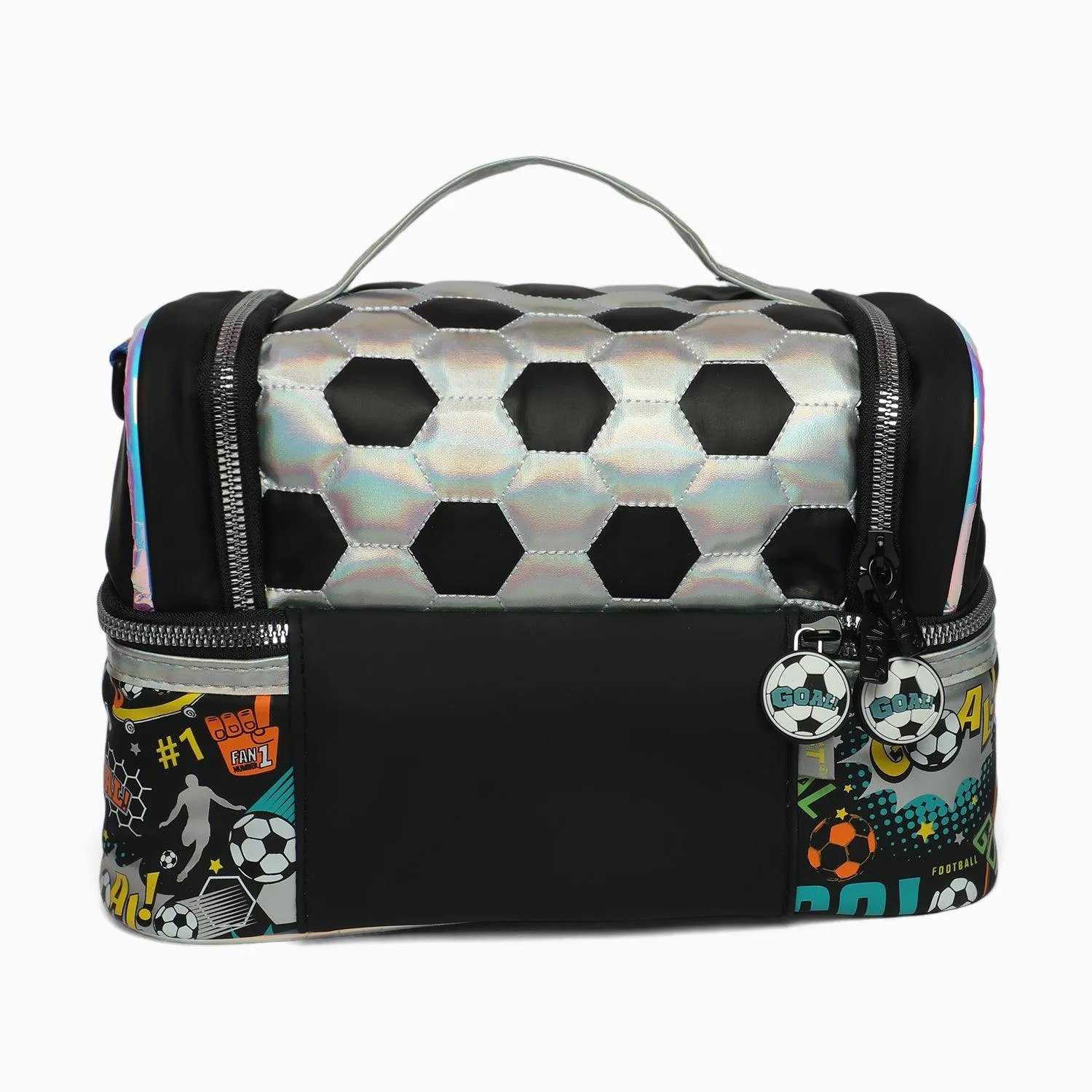 Premium Quality soccer Multipurpose Double Decker Insulated tiffin-Bag For Kids