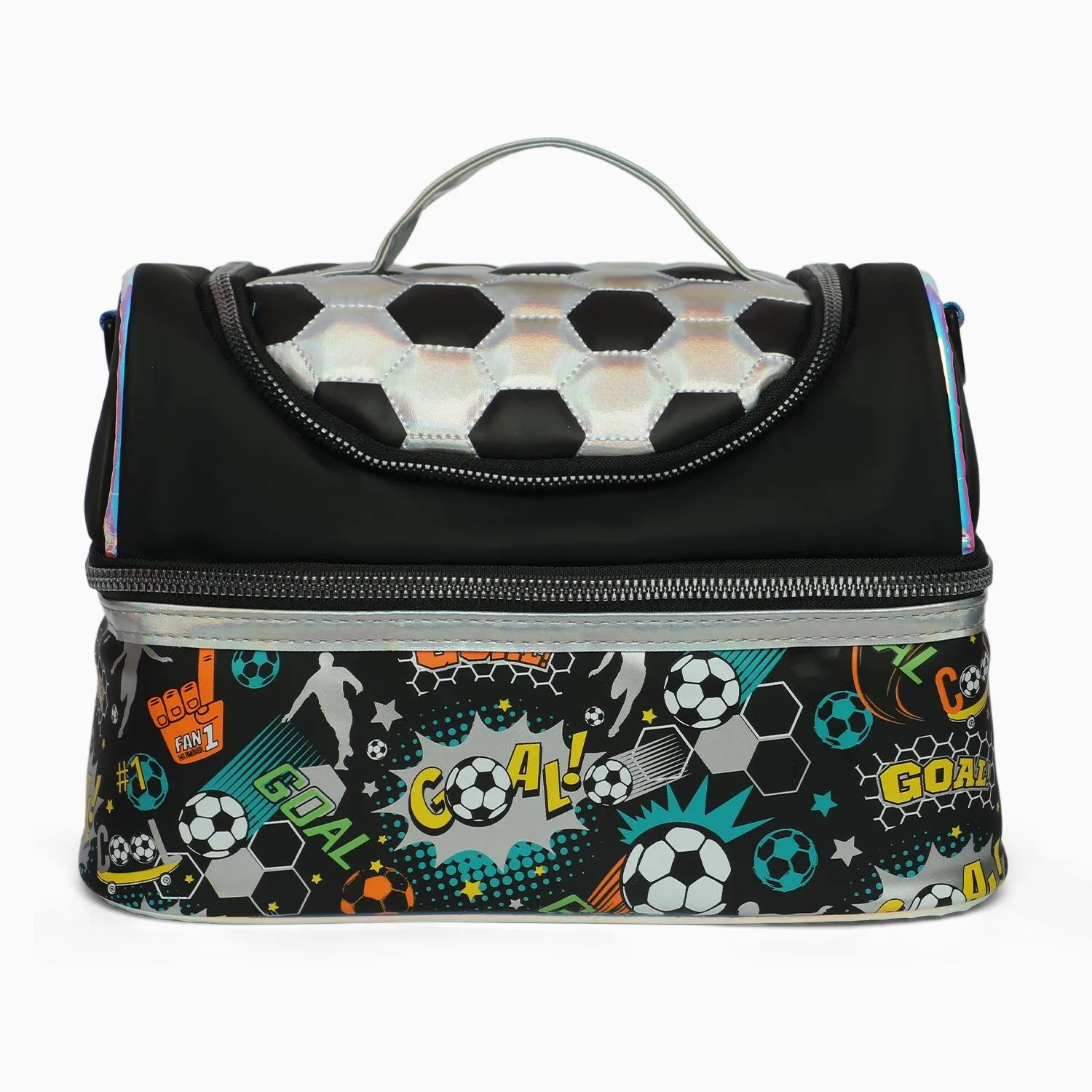 Premium Quality soccer Multipurpose Double Decker Insulated tiffin-Bag For Kids