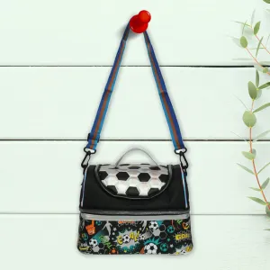 Premium Quality soccer Multipurpose Double Decker Insulated tiffin-Bag For Kids