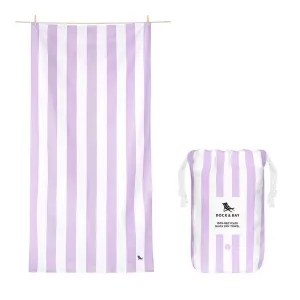 Quick Dry Beach Towel - Lilac (Large)
