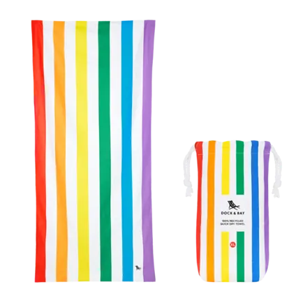 Quick Dry Towel Rainbow Skies XL