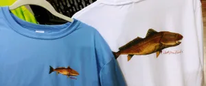 Redfish Long Sleeve Quick Dry Crewneck T-Shirt