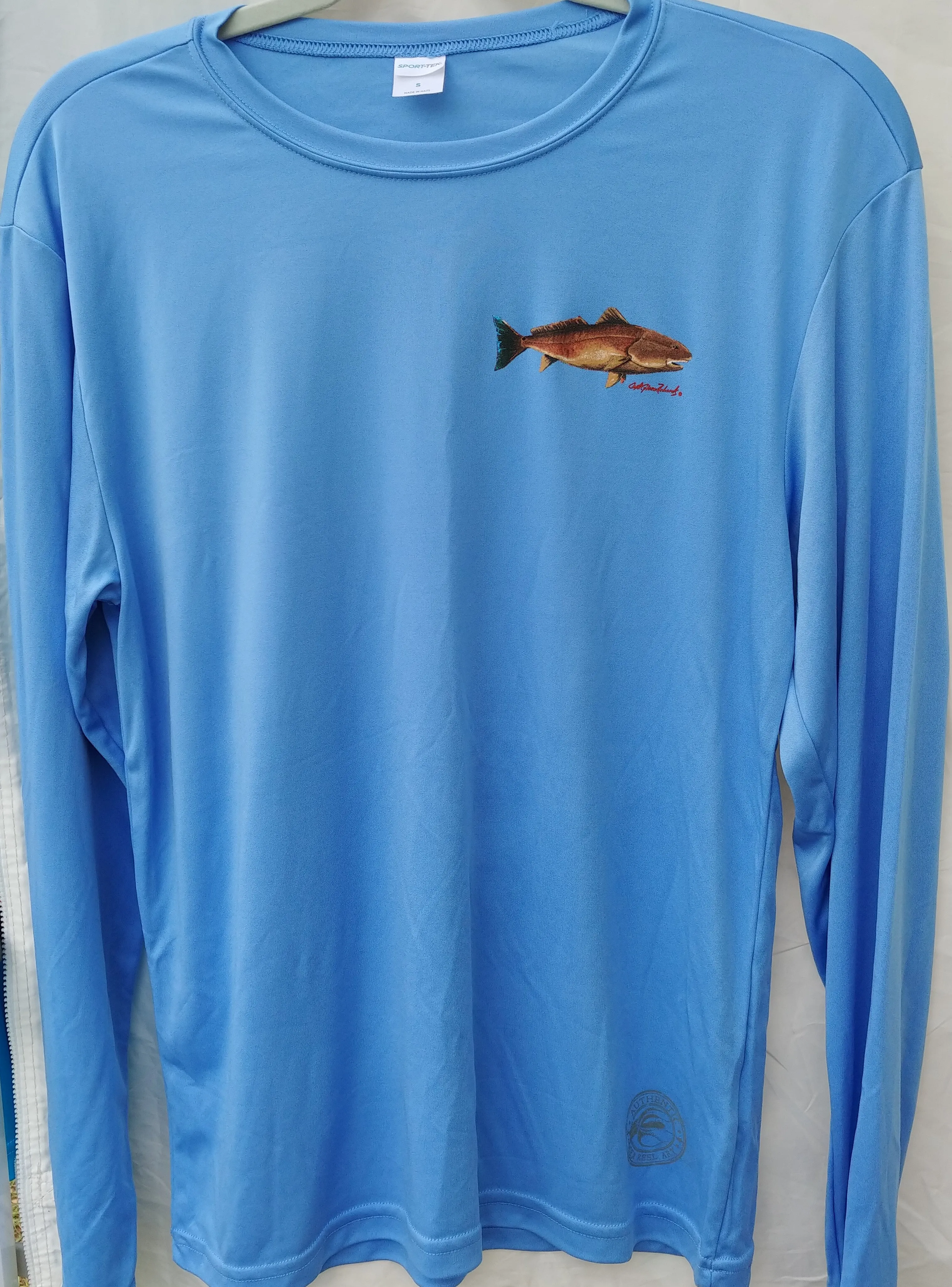 Redfish Long Sleeve Quick Dry Crewneck T-Shirt